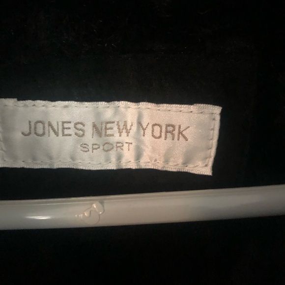 Jones New York Genuine Leather/Suede Faux Fur Barn Coat medium - Picture 4 of 14